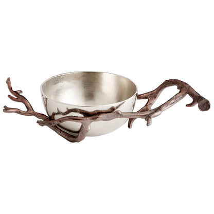 Cyan Design 09823 Bough Bowl - Nickel And Bronze