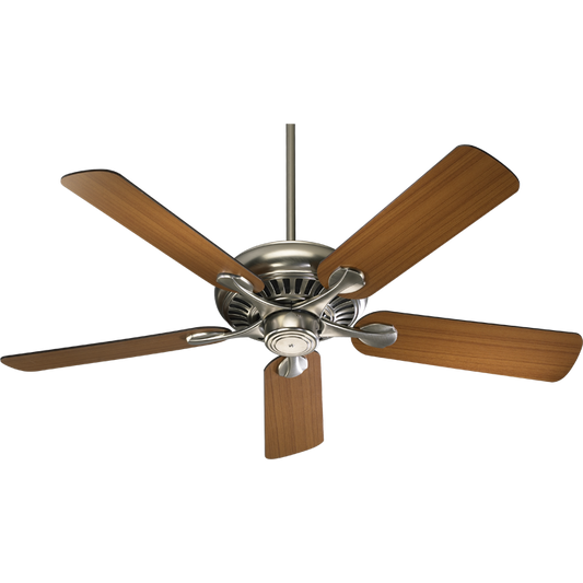 Quorum Pinnacle 91525-65 Ceiling Fan - Satin Nickel