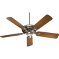 Quorum Pinnacle 91525-65 Ceiling Fan - Satin Nickel