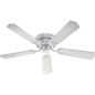 Quorum Custom Hugger 11525-6 Ceiling Fan - White