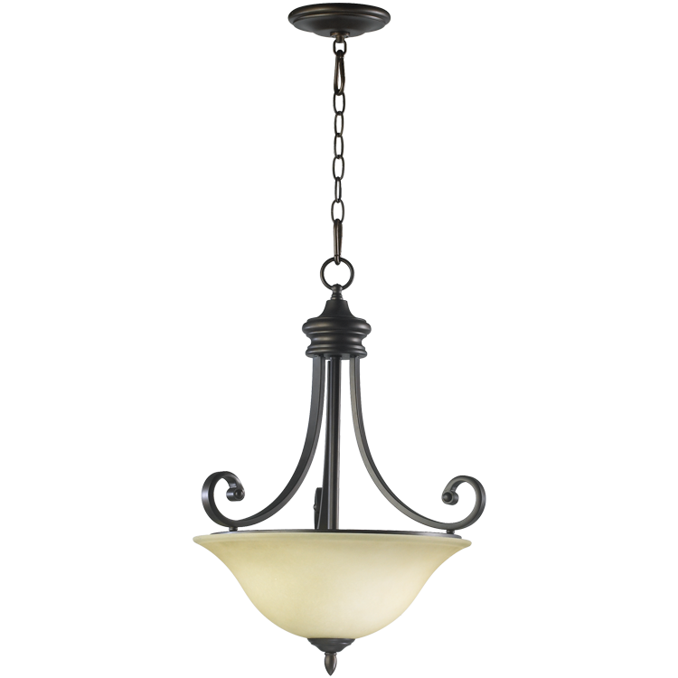 Quorum Bryant 8154-3-86 Pendant - Oiled Bronze