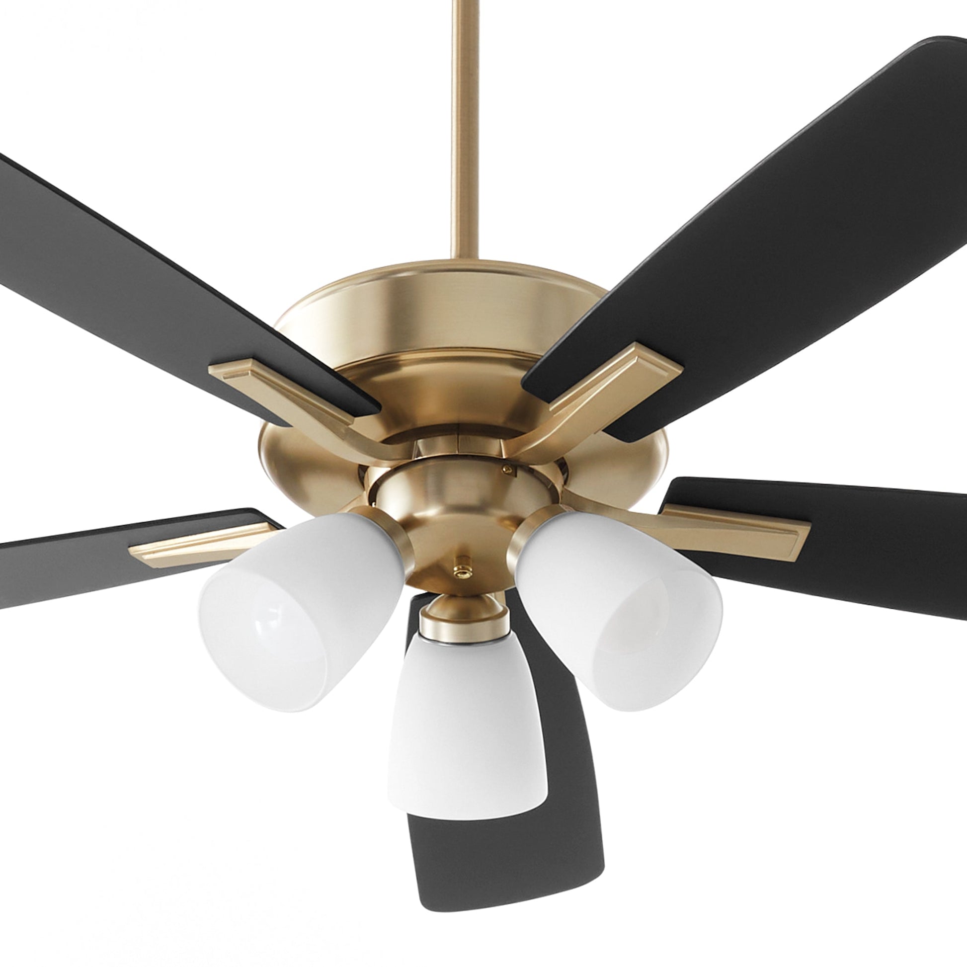 Quorum Ovation 4525-380 Ceiling Fan - Aged Brass