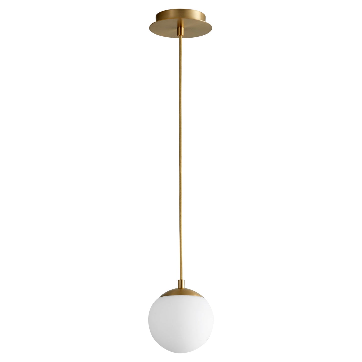 Oxygen Luna 3-670-40 Modern Pendant - Aged Brass