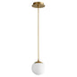 Oxygen Luna 3-670-40 Modern Pendant - Aged Brass