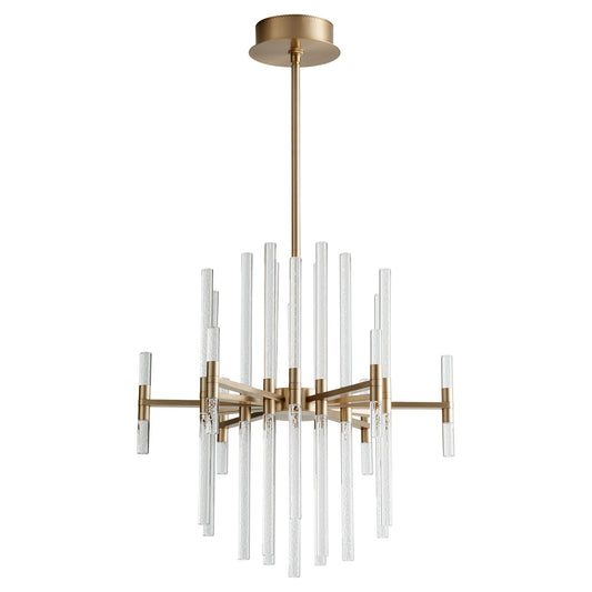 Oxygen Miro 3-605-40 Modern Chandelier - Aged Brass