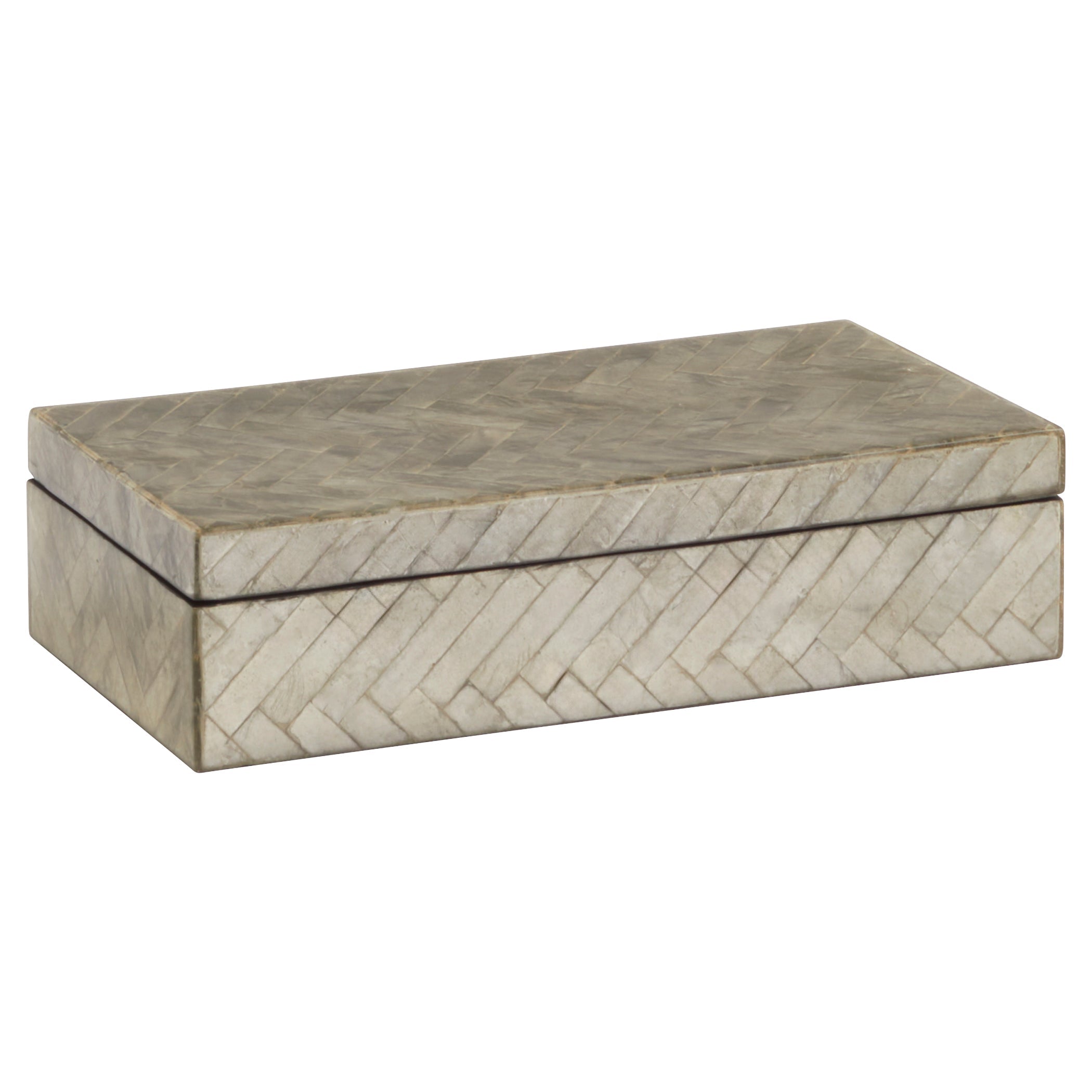 Cyan Design 11686 Triton Rectangle Box - Smoke - Small