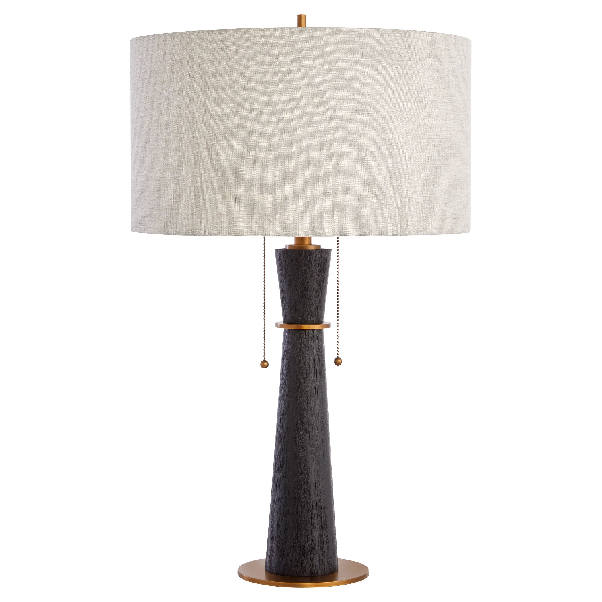 Cyan Design 11714 Wright Table Lamp - Black and Brass