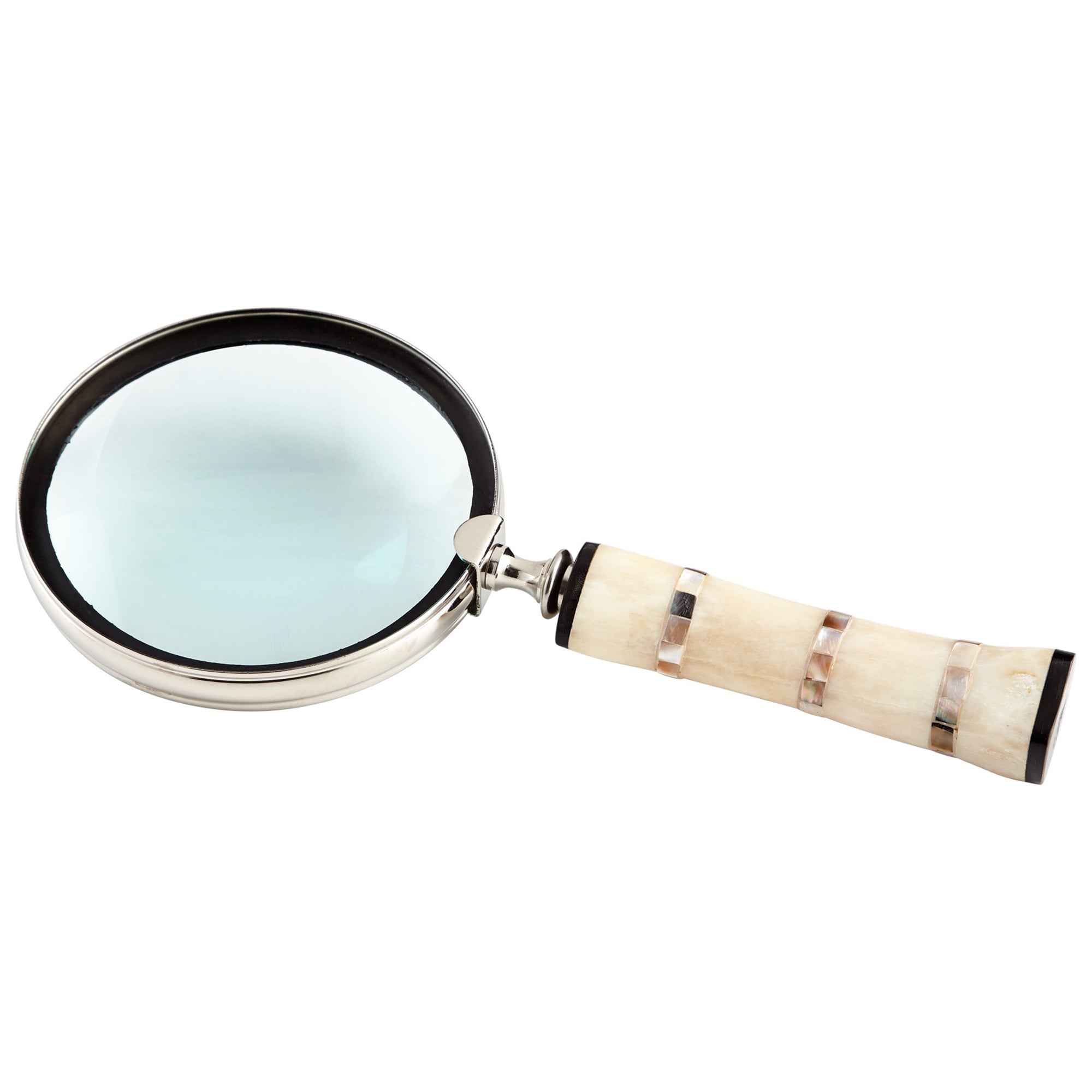 Cyan Design 07053 Watson Magnifier - Nickel And Bone