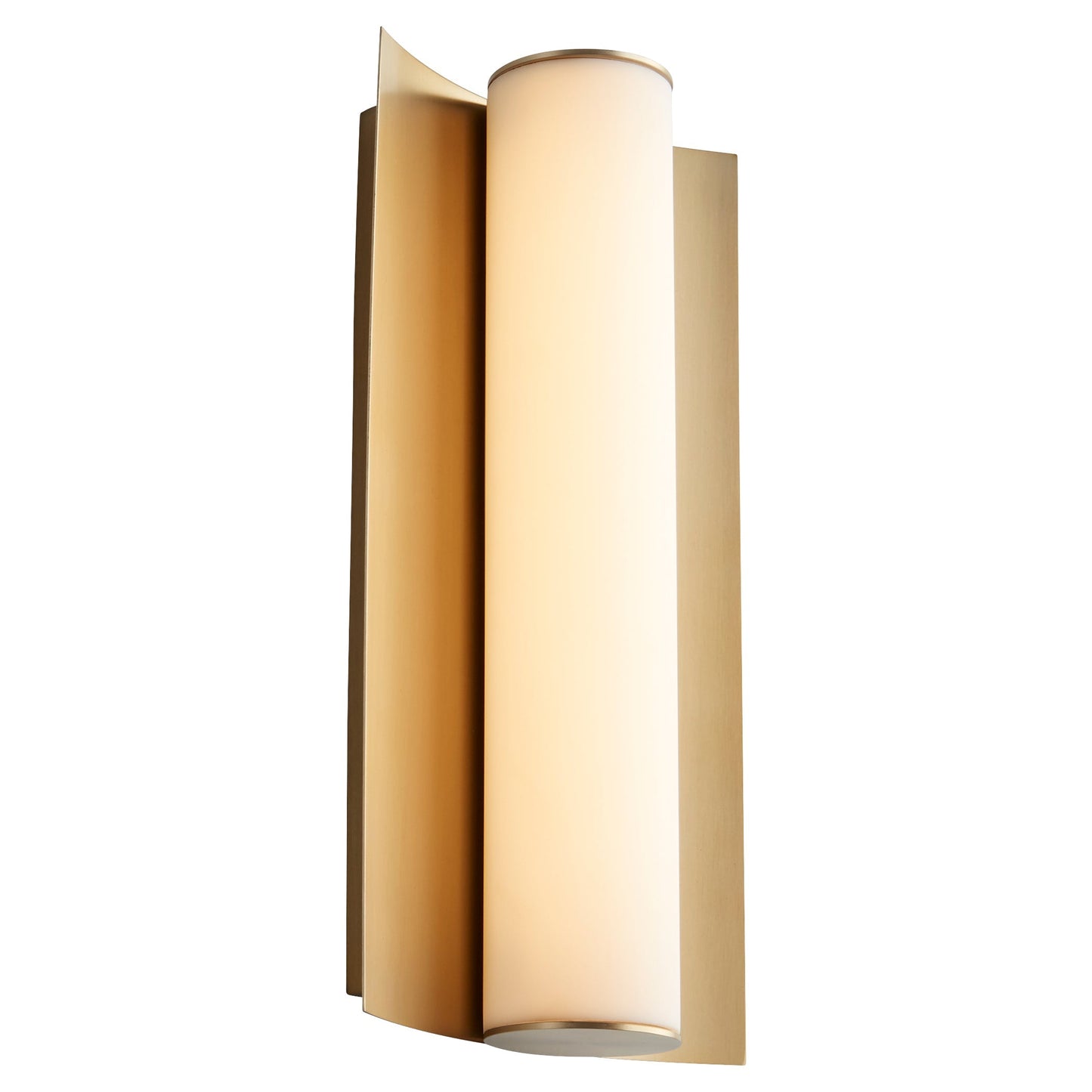 Oxygen Wave 3-5020-40 Wall Sconce - Aged Brass