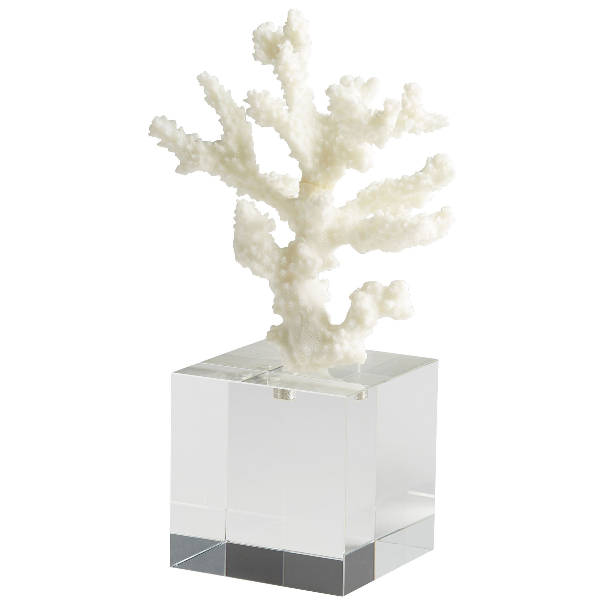 Cyan Design 09122 Cordelia Sculpture - White And Clear - Small