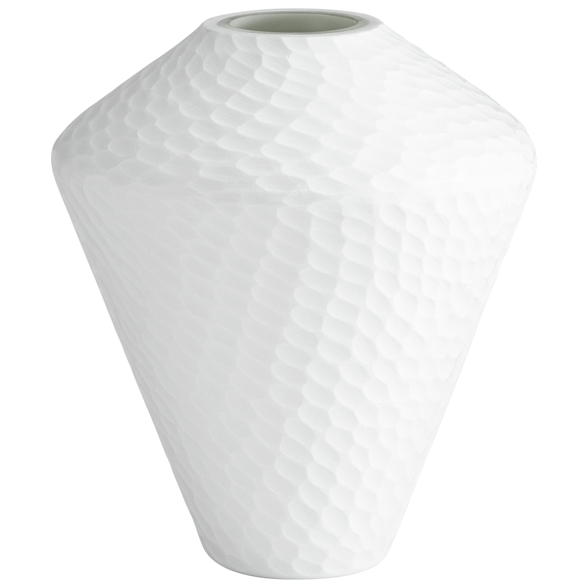 Cyan Design 07315 Buttercream Vase - White - Small