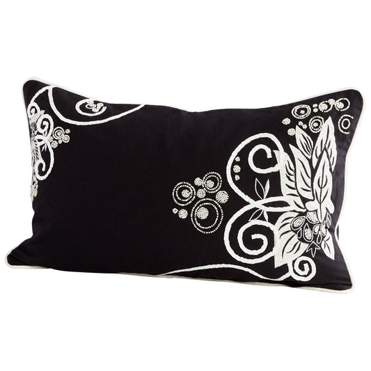 Cyan Design 09391-1 Pillow Cover 14 x 24 - Black And White