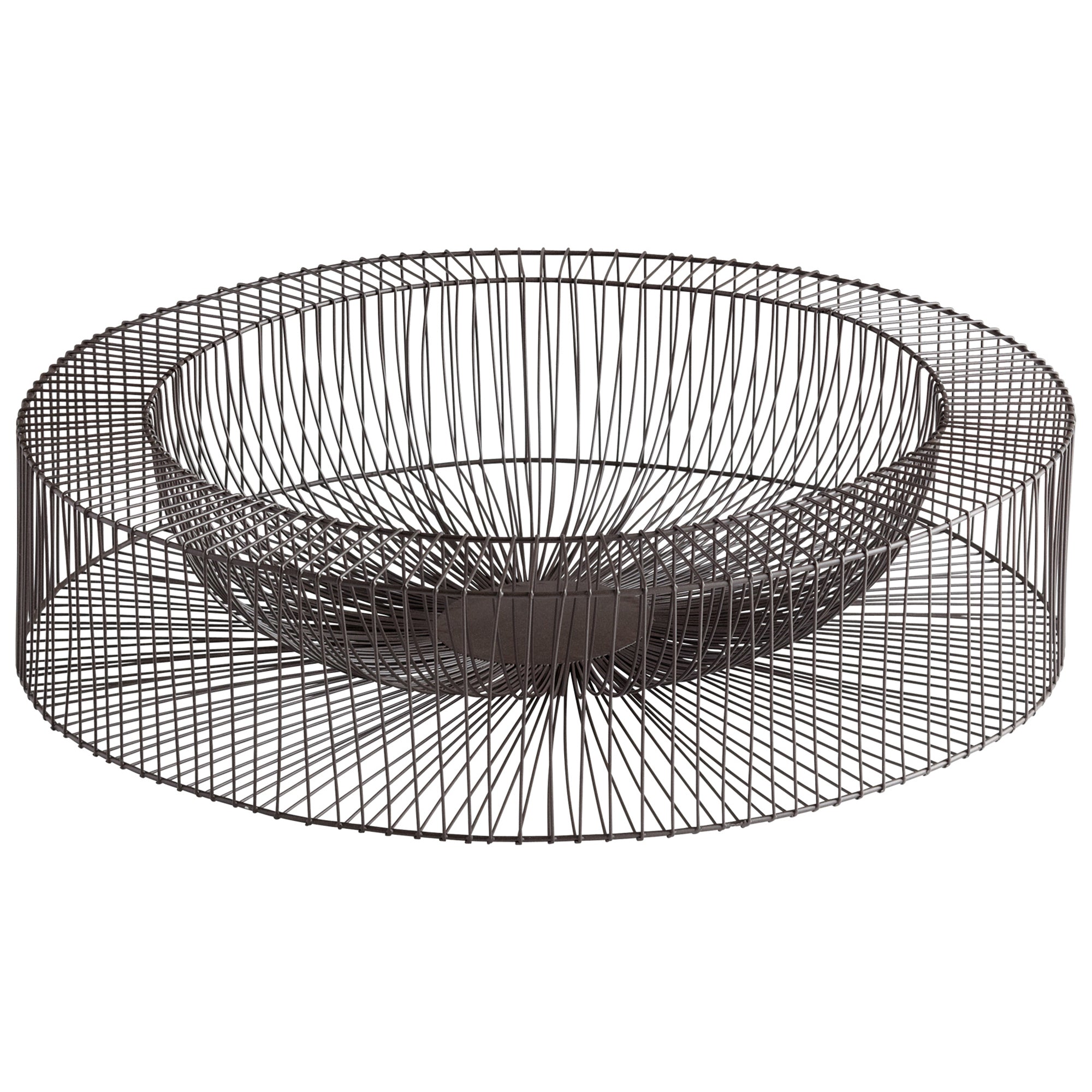 Cyan Design 05834 Wire Wheel Tray - Graphite - Large
