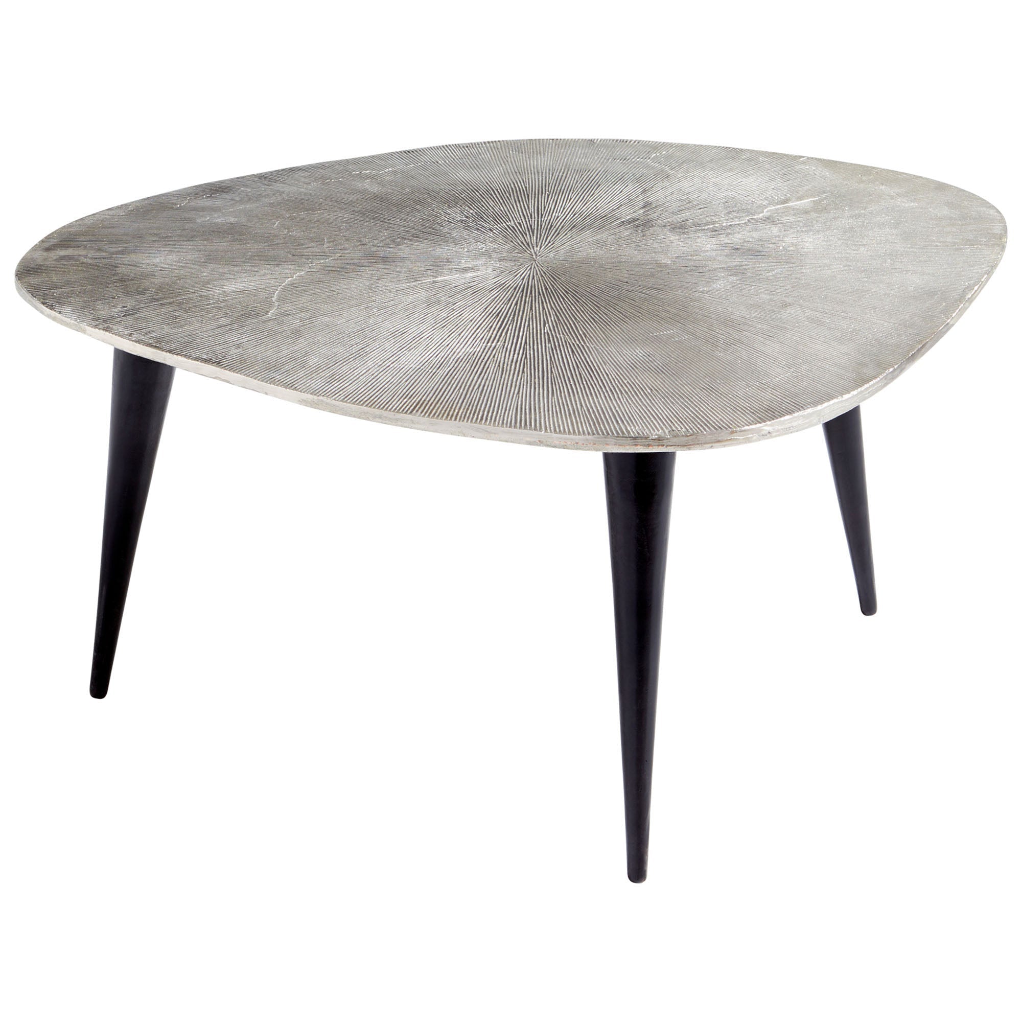 Cyan Design 09714 Triata Coffee Table - Raw Nickel And Bronze
