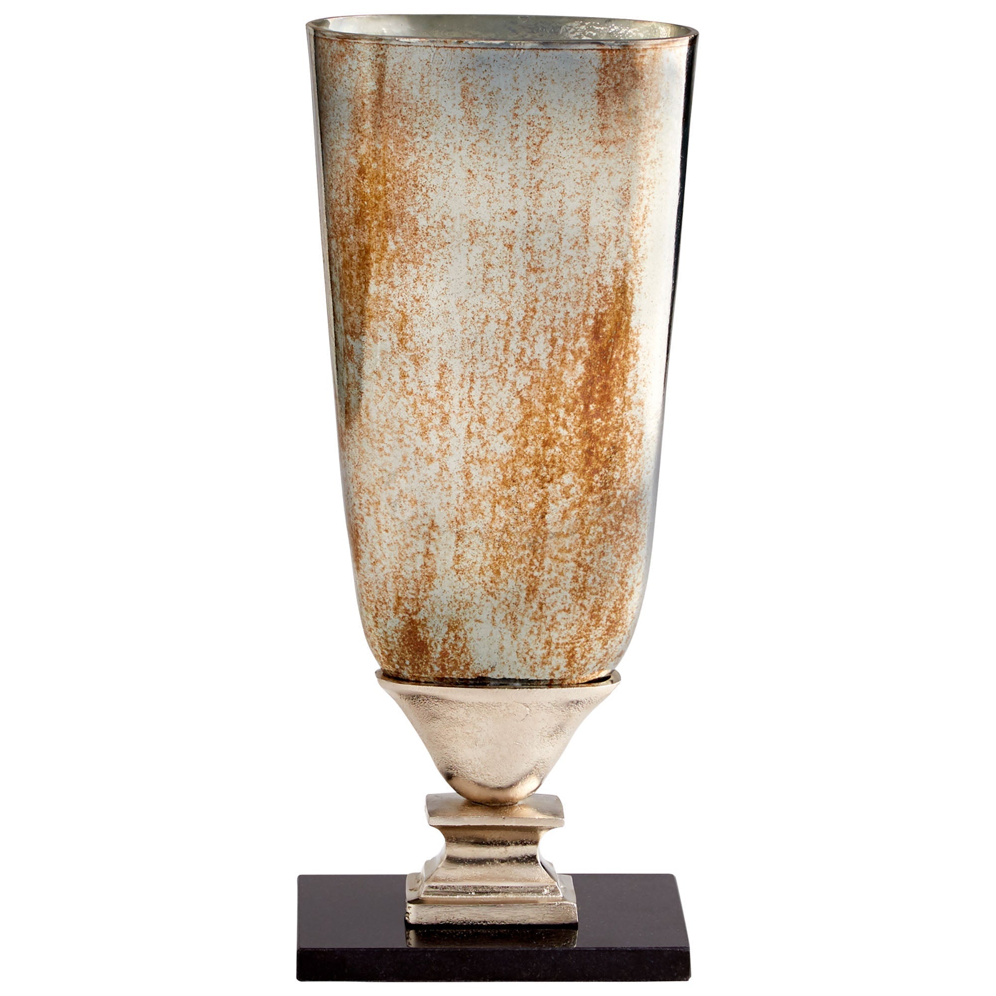 Cyan Design 09766 Chalice Vase - Verdi Platinum Glass - Small