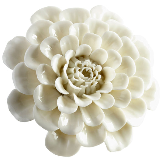 Cyan Design 09108 Flourishing Flowers Wall Decor - Off White Glaze - Large