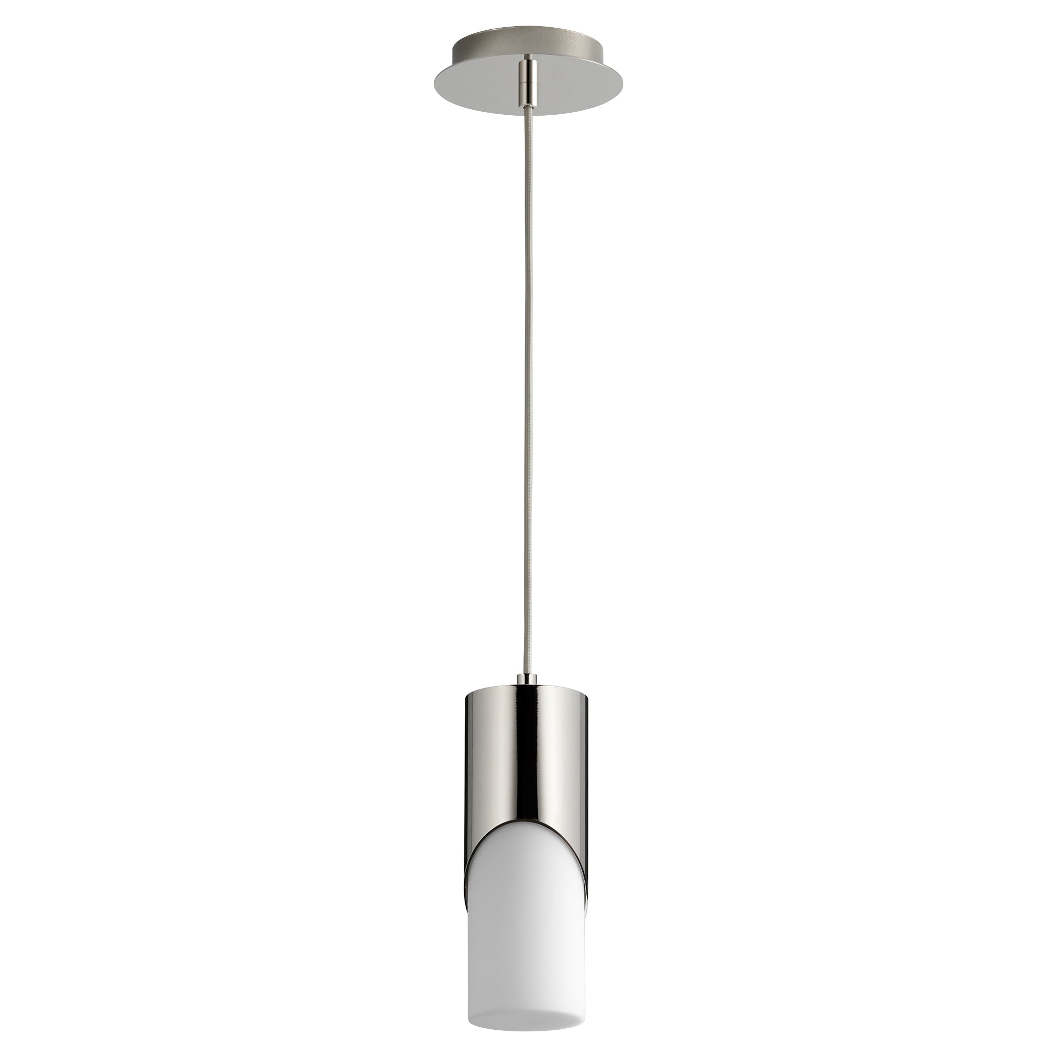 Oxygen Ellipse 3-677-120 Modern Pendant - Polished Nickel