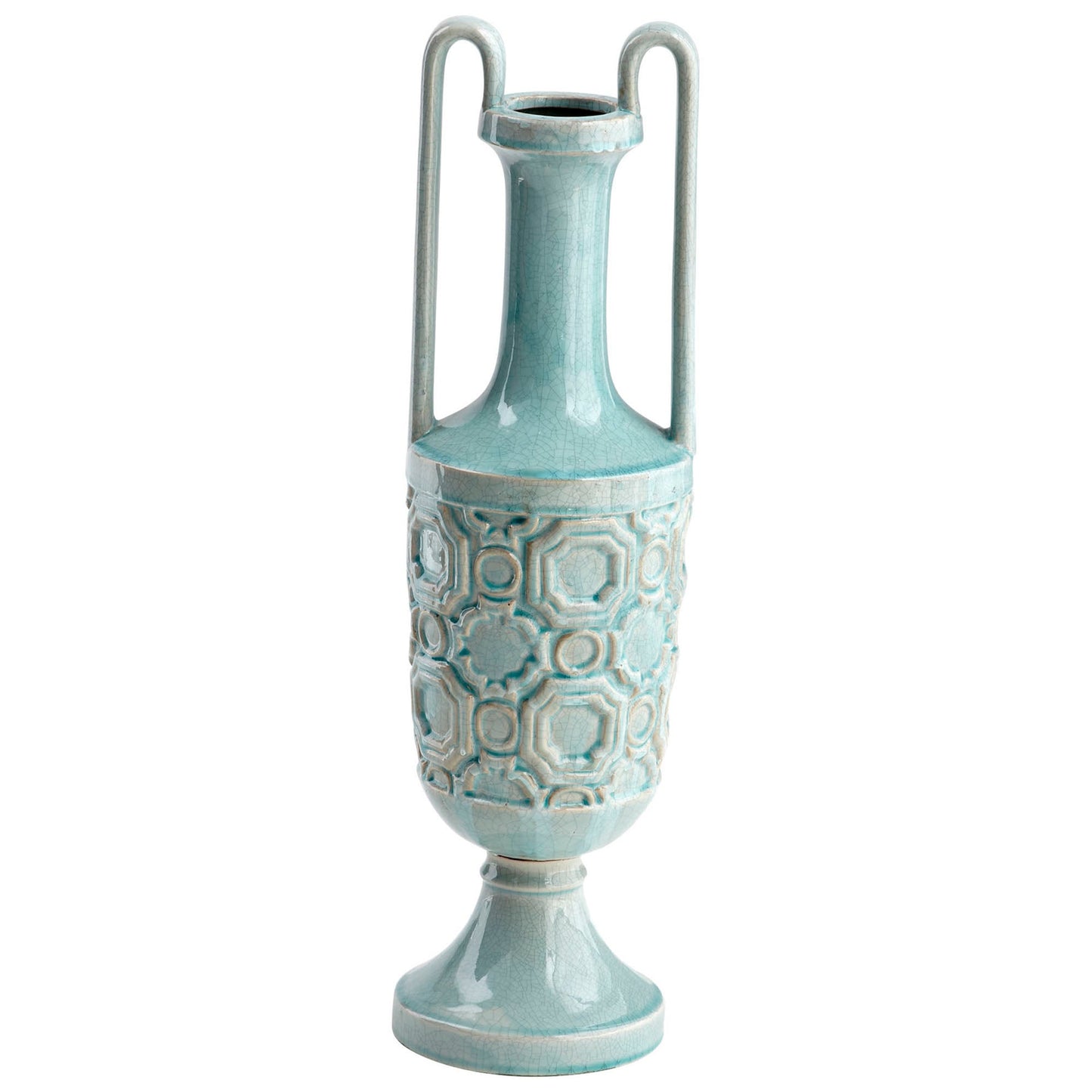 Cyan Design 08698 August Sky Vase - Teal - Small