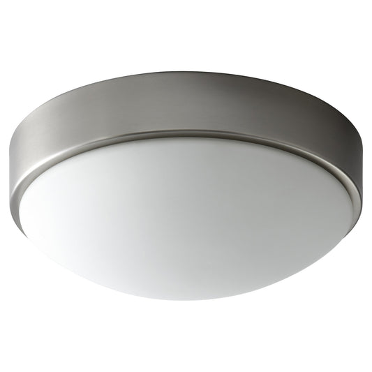 Oxygen JOURNEY 3-622-24 Round Flush Mount Ceiling Light Fixture - Satin Nickel