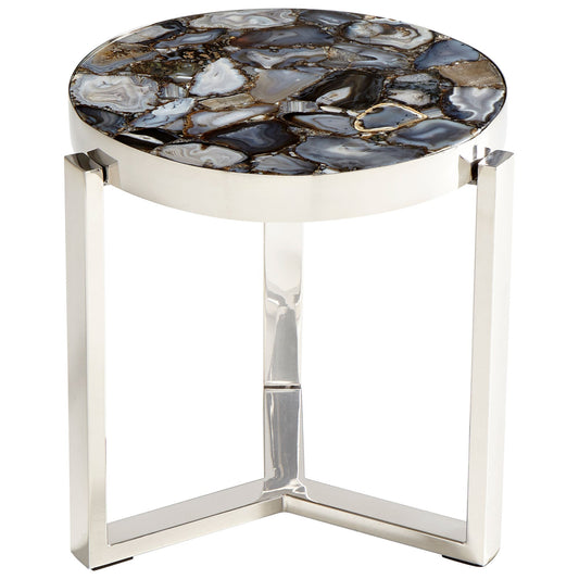 Cyan Design 08985 Geodance Side Table - Nickel