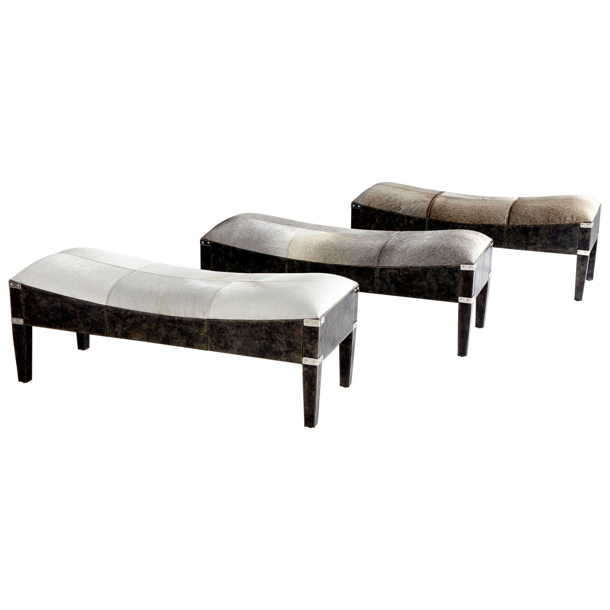 Cyan Design 08875 Casselton Bench - Grey