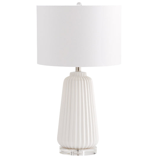 Cyan Design 07743 Delphine Table Lamp - White
