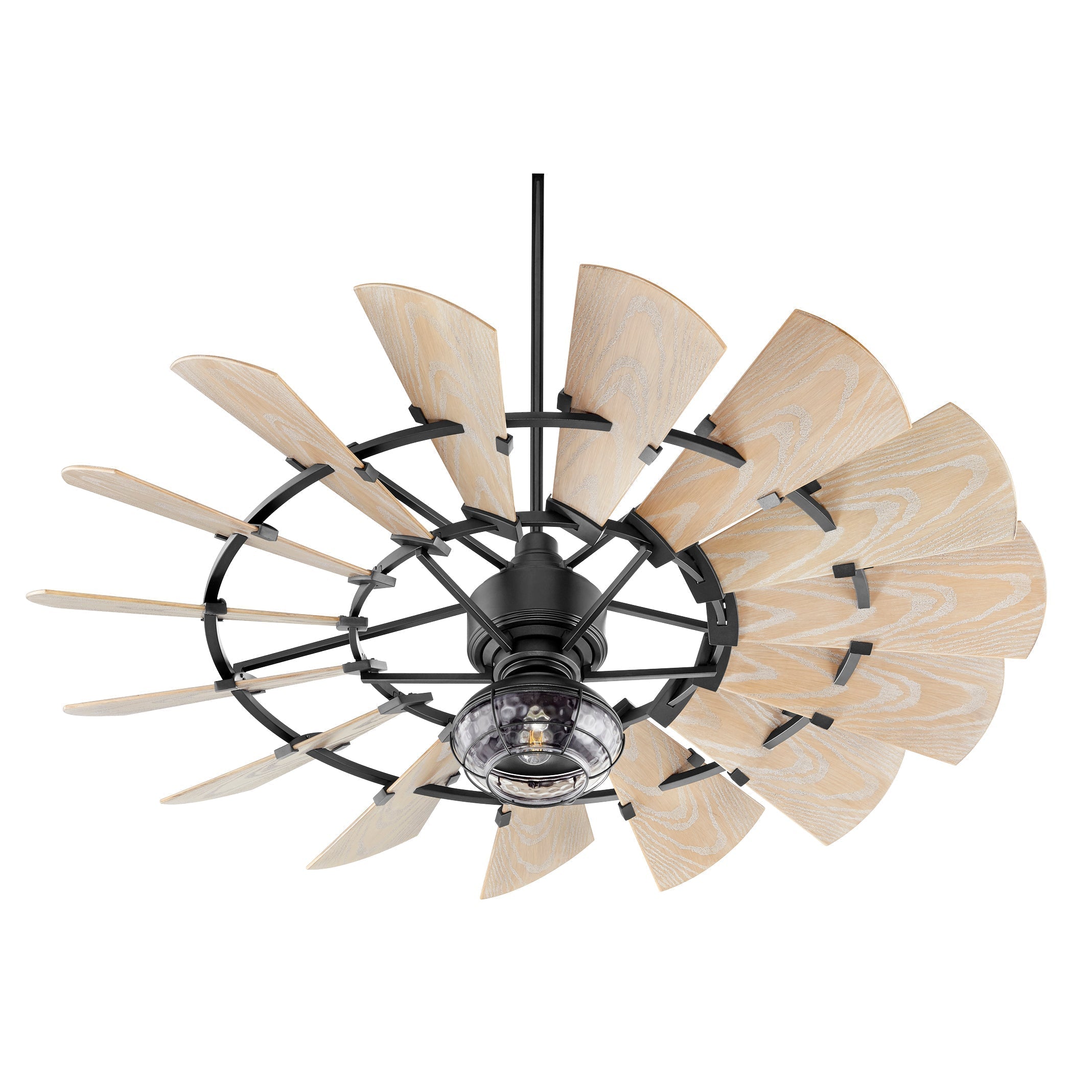 Quorum Windmill 196015-69 Patio Fan - Textured Black