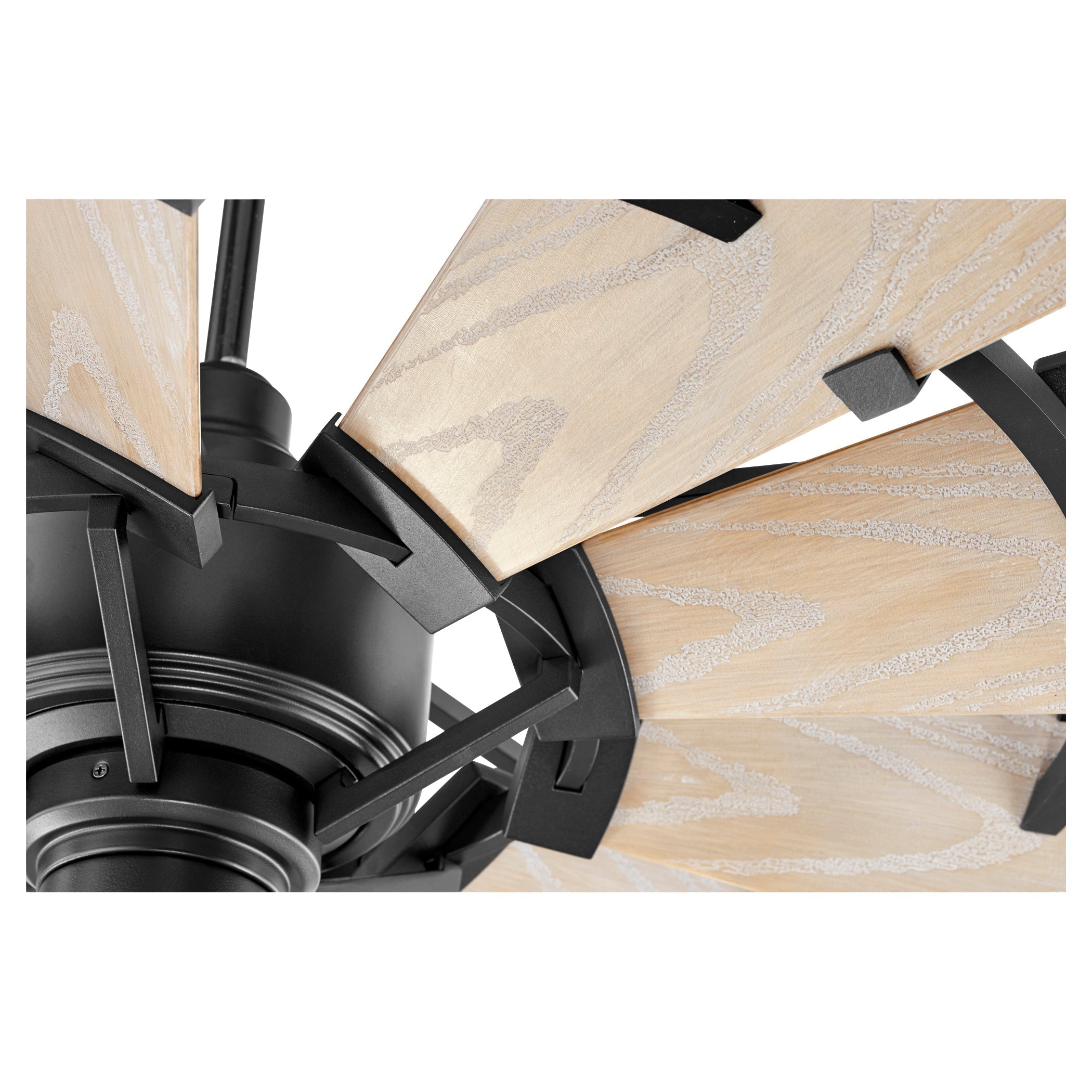 Quorum Windmill 195210-69 Patio Fan - Textured Black