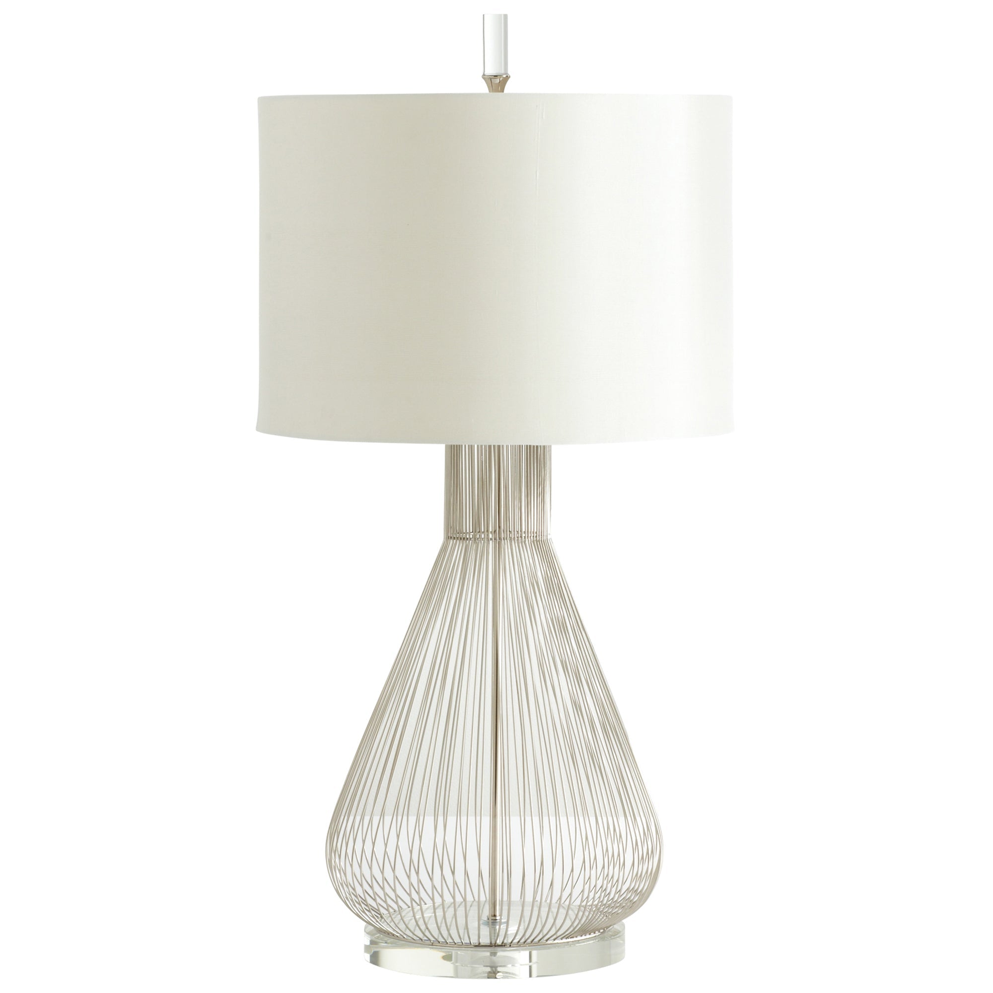 Cyan Design 05899 Whisked Fall Table Lamp - Satin Nickel