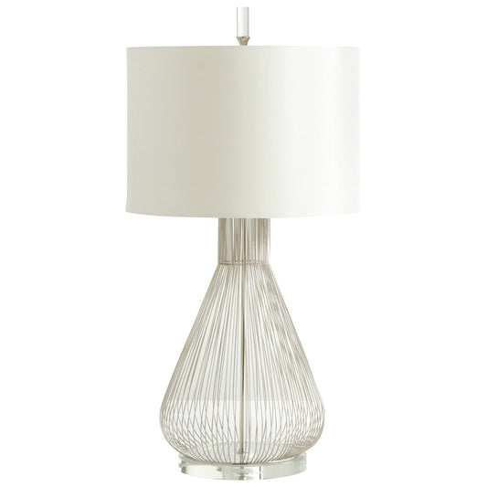 Cyan Design 05899 Whisked Fall Table Lamp - Satin Nickel