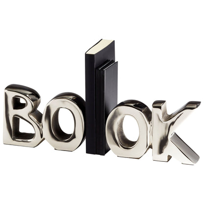 Cyan Design 08944 The Book Bookends - Nickel