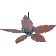 Quorum Monaco 135525-44 Patio Fan - Toasted Sienna