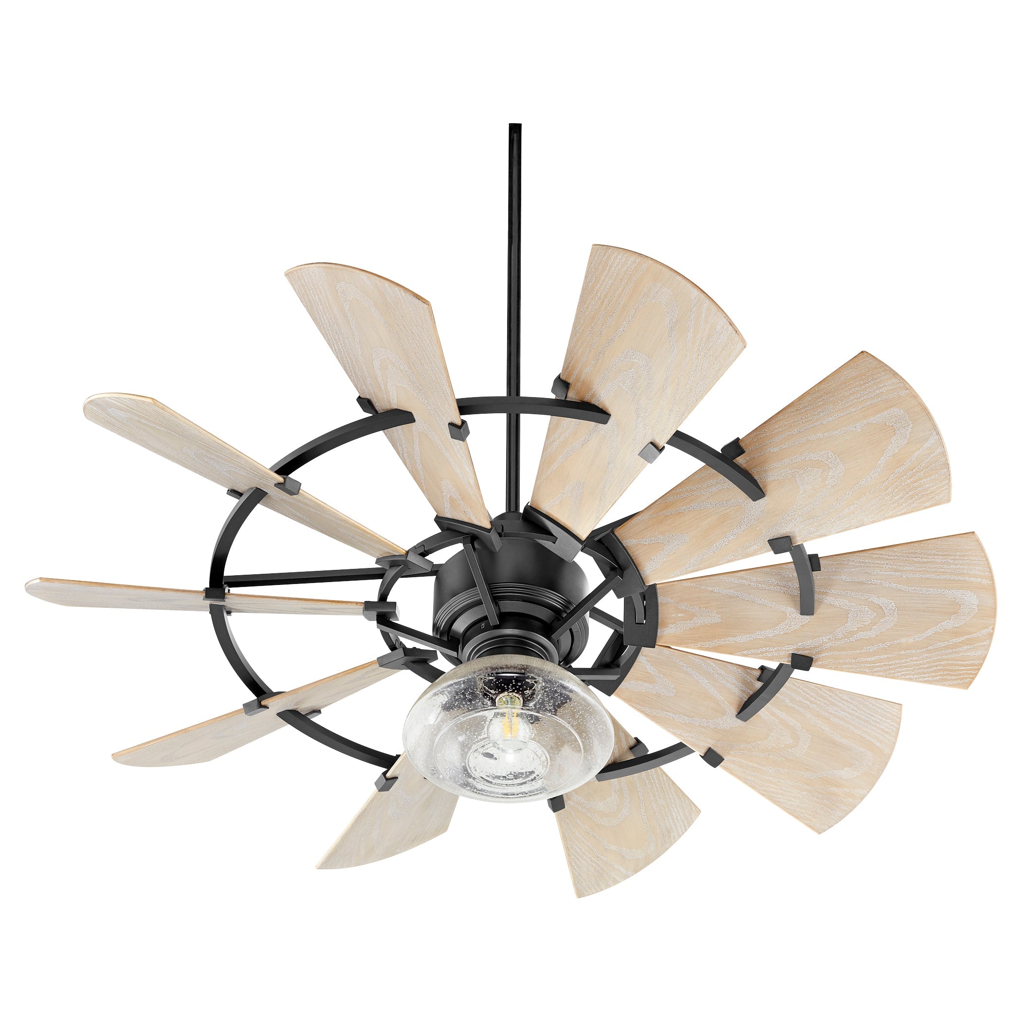 Quorum Windmill 195210-69 Patio Fan - Textured Black