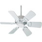 Quorum Estate 43306-6 Ceiling Fan - White