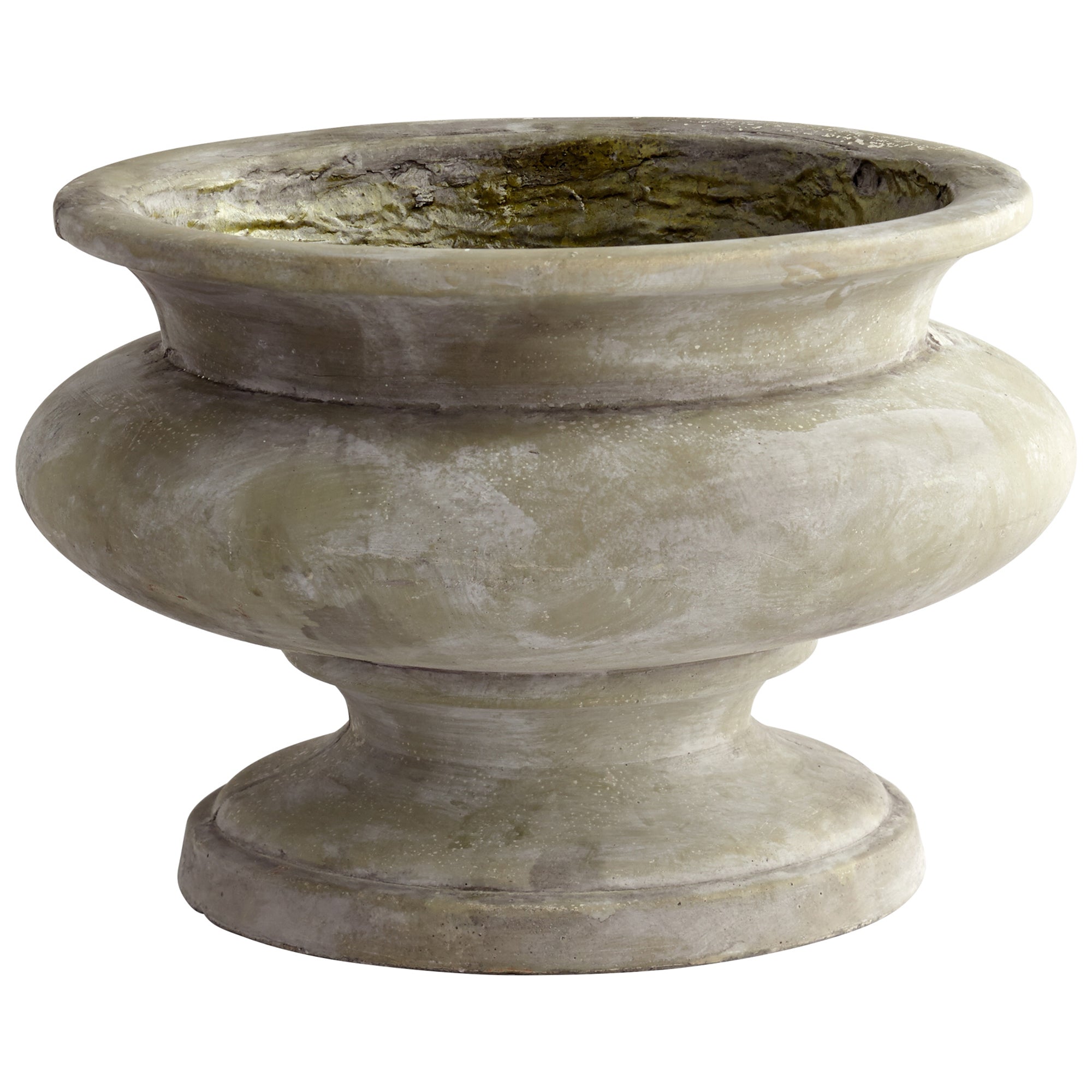 Cyan Design 07418 Coliseum Planter - Grey - Small