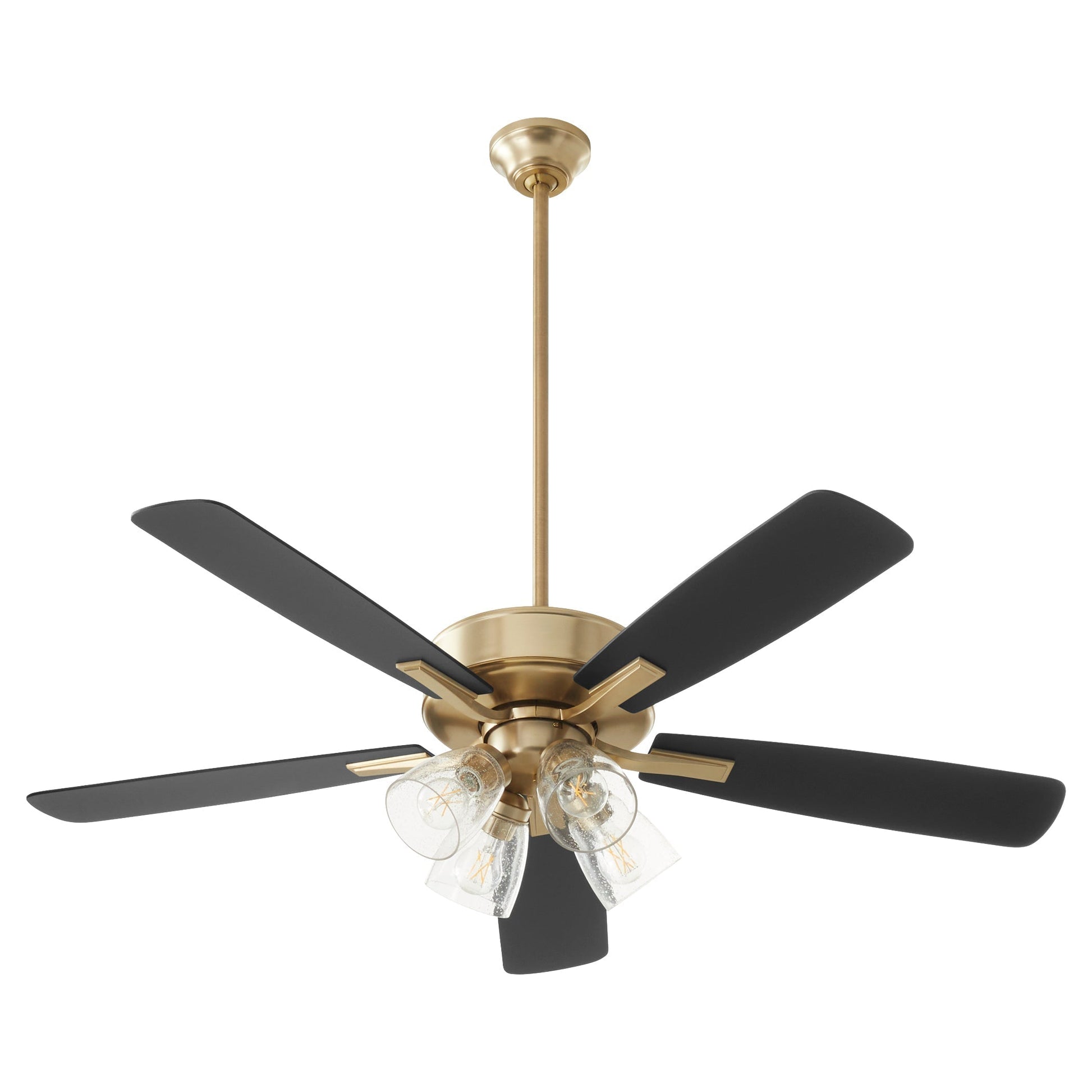 Quorum Ovation 4525-2480 Ceiling Fan - Aged Brass