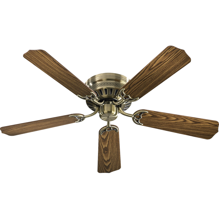 Quorum Custom Hugger 11525-4 Ceiling Fan - Antique Brass