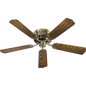 Quorum Custom Hugger 11525-4 Ceiling Fan - Antique Brass