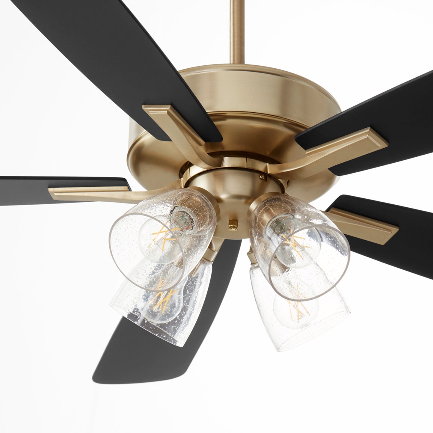 Quorum Ovation 4525-2480 Ceiling Fan - Aged Brass