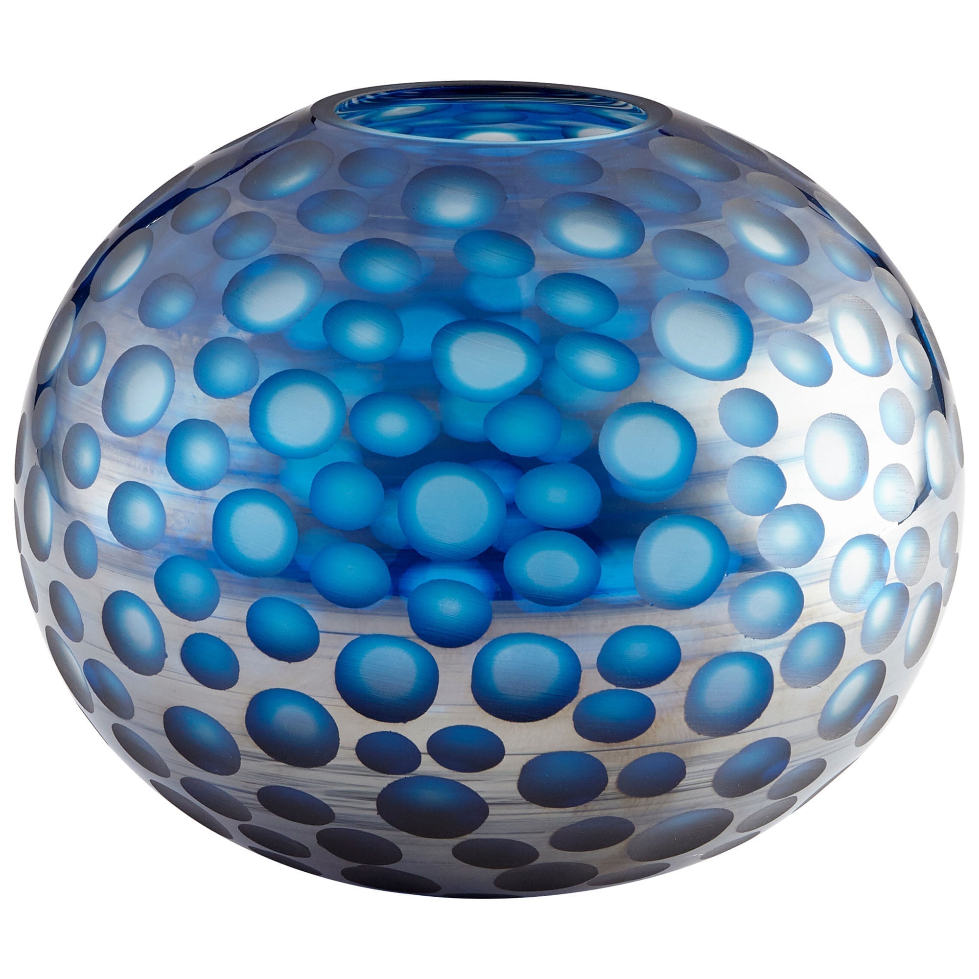 Cyan Design 09645 Round Toreen Vase - Blue - Medium