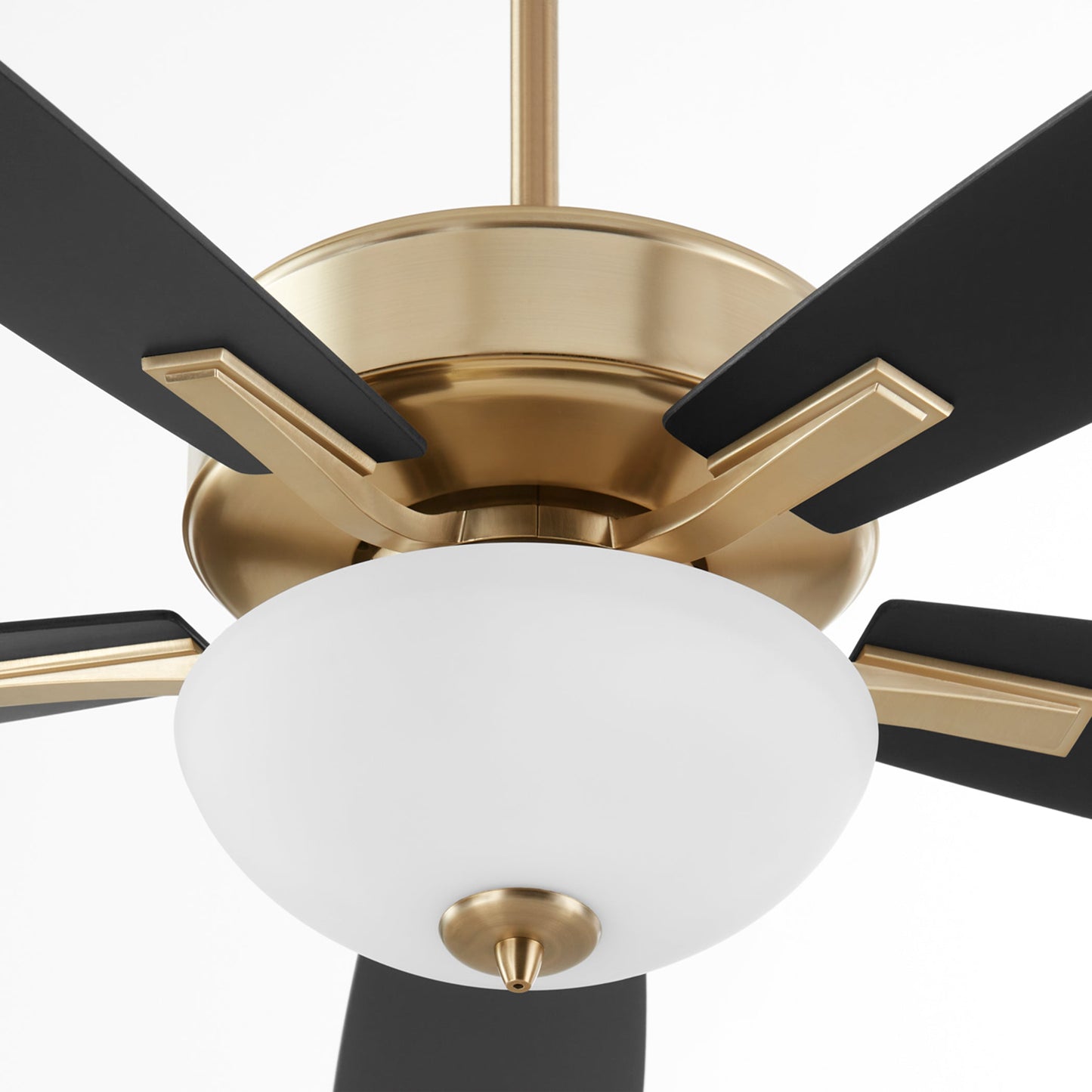 Quorum Ovation 4525-280 Ceiling Fan - Aged Brass