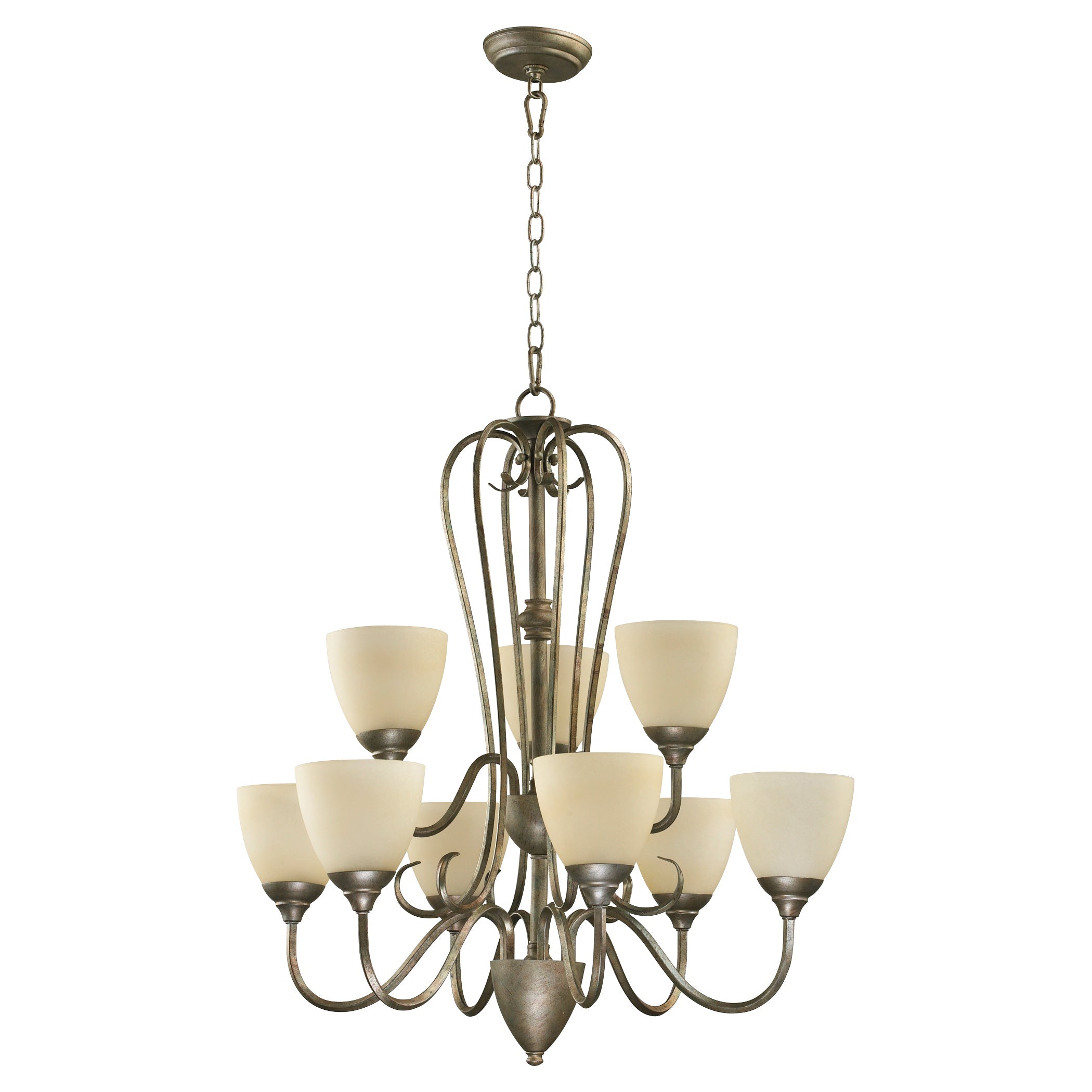 Quorum Powell Ibs-266 Chandelier - Mystic Silver