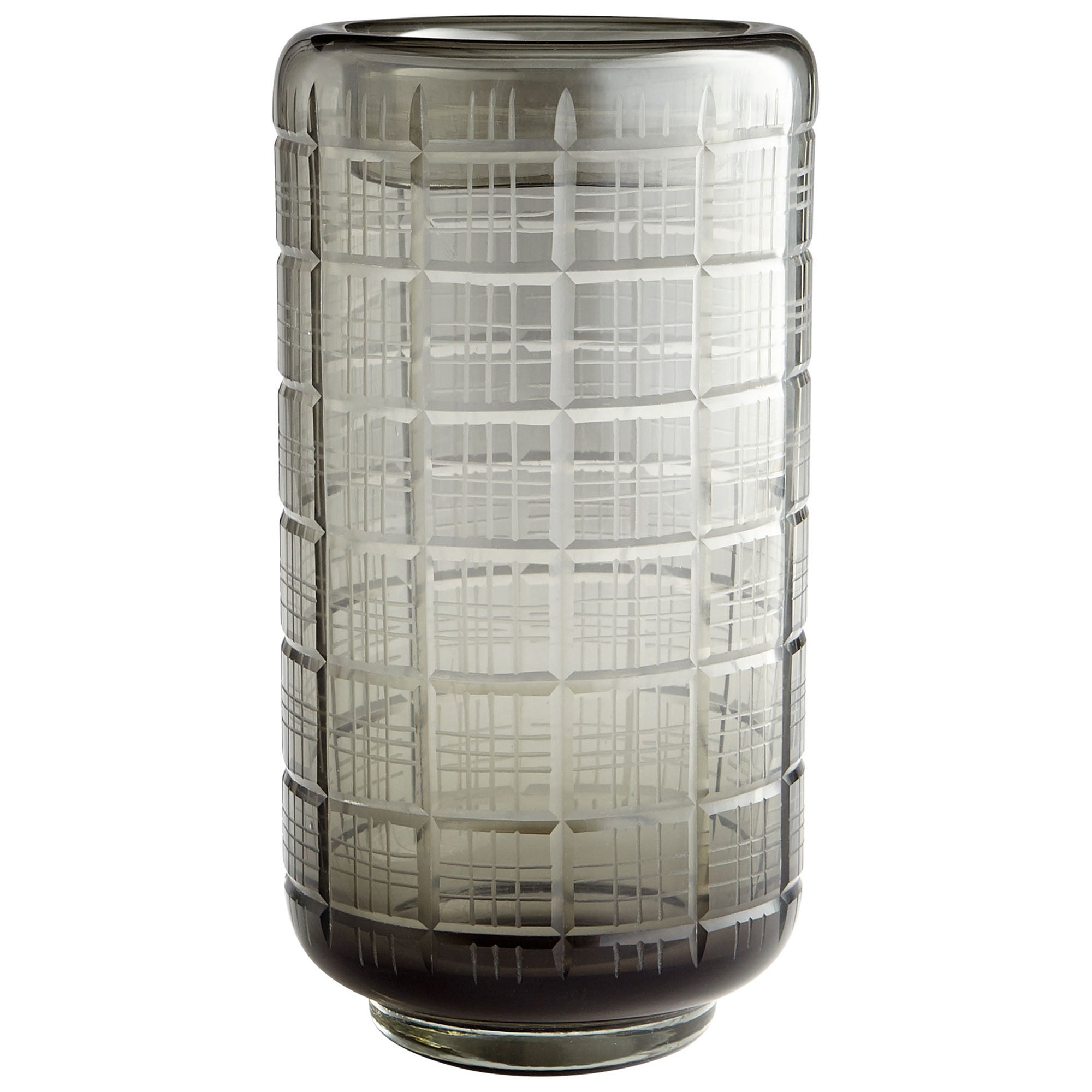 Cyan Design 08623 Off The Grid Vase - Smoke - Large