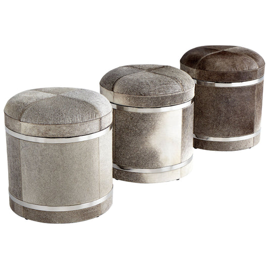 Cyan Design 08876 Casselton Stool - Grey