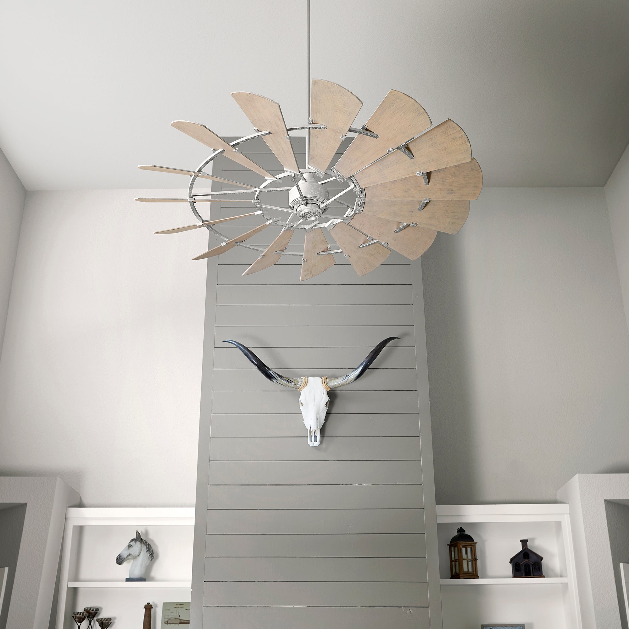 Quorum Windmill 97215-9 Ceiling Fan - Galvanized