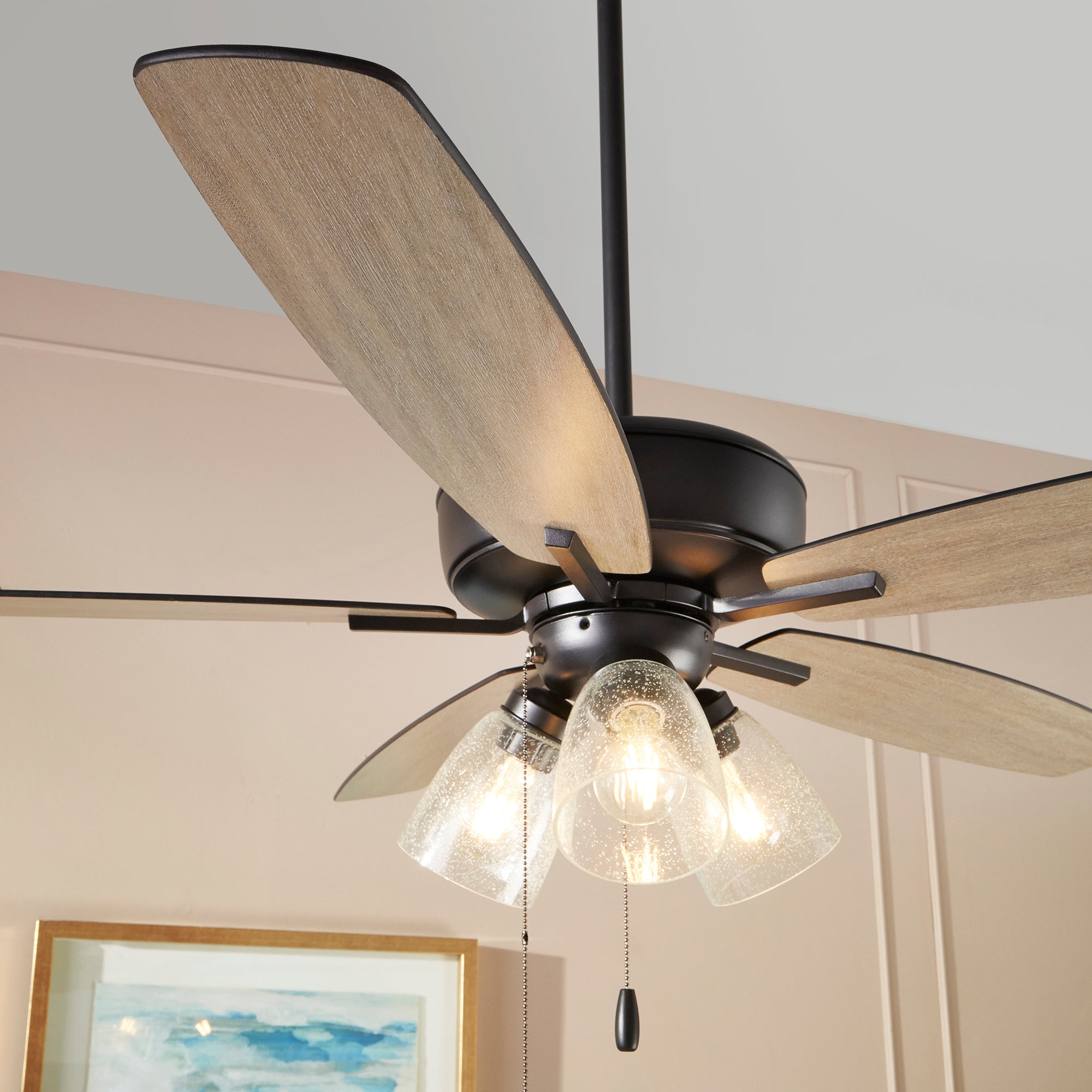 Quorum Breeze 70525-369 Ceiling Fan - Textured Black