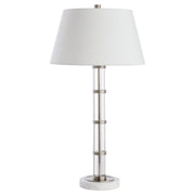 Cyan Design 11712 Silvia Table Lamp - Polished Nickel , Acrylic And White