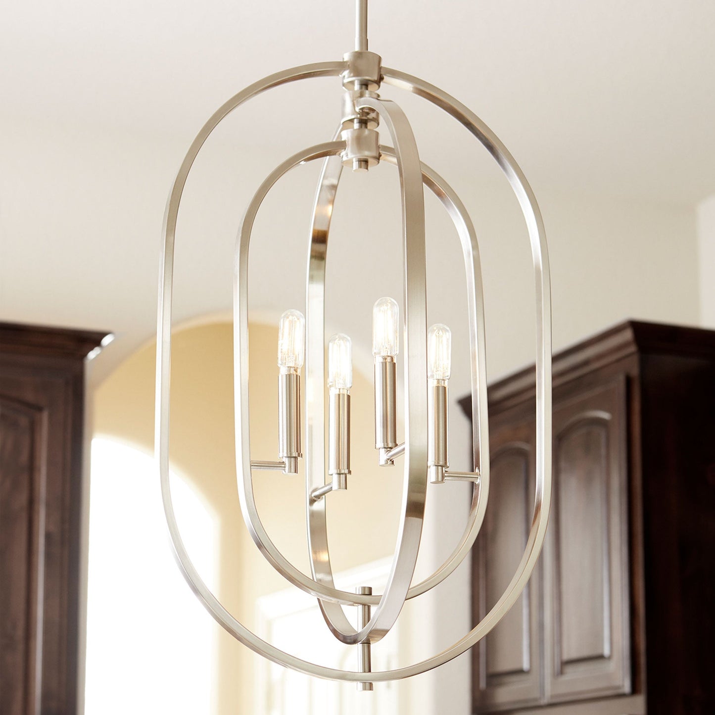 Quorum 8610-4-65 Pendant - Satin Nickel