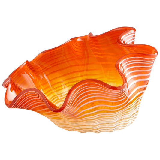 Cyan Design 06105 Teacup Party Bowl - Orange - Small