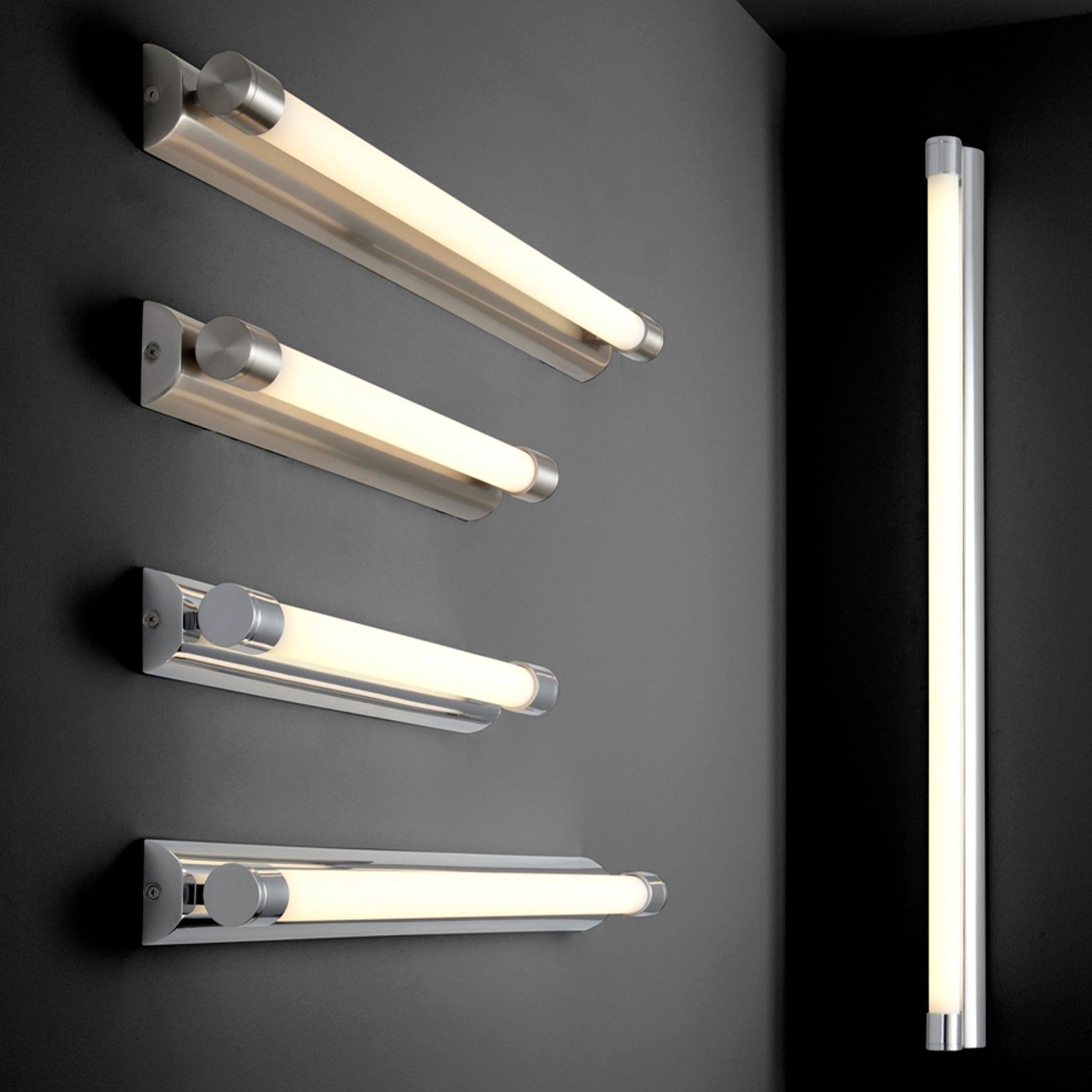 Oxygen SKYLINE 2-5131-24 Bath Vanity Light Fixture 24 inch 120-277V - Satin Nickel,